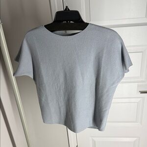 Vila Milano icy blue size xs women’s short sleeve sweater